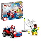 Lego 10789 Marvel Spider-Mans Auto und Doc Ock Set, Spidey und Seine Super-Freunde, baubares Spielzeug für Jungen und Mädchen ab 4 Jahren, mit im Dunkeln leuchtenden Teilen