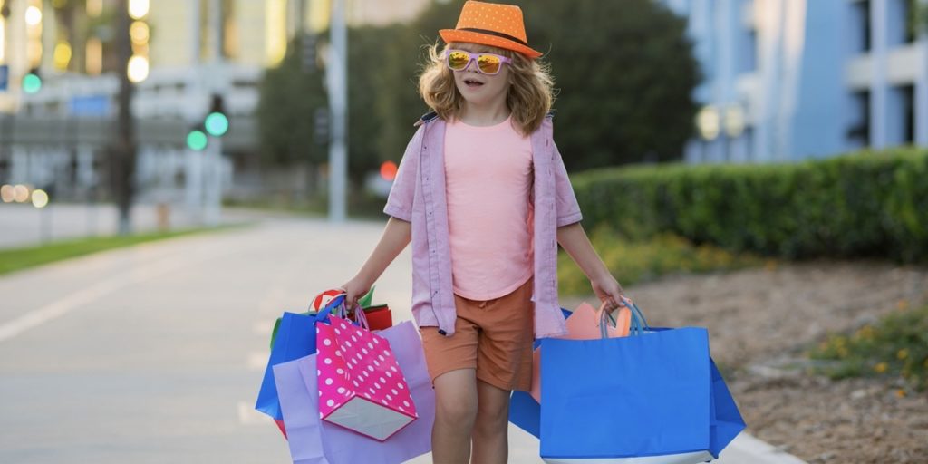 Geschenkidee: Shopping-Tag für Mädchen